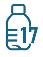 MADE FROM 17 BOTTLES icon